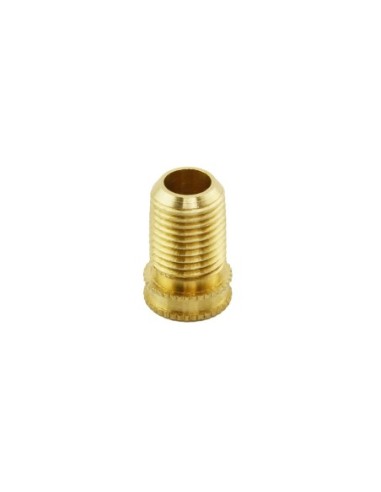 Presta Adaptor Valve 14mm Alloy Gold.